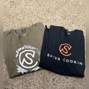 NWOT 2 Spiva Cooking Shirts, size XL
